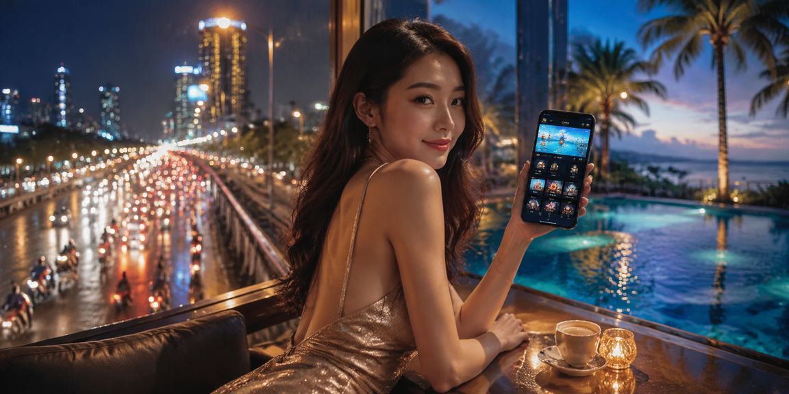 Người dùng tại TP. Hồ Chí Minh xem tỷ lệ kèo trận đấu trên điện thoại cùng ly cà phê