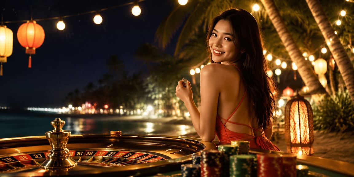 Không khí roulette sống động tại Hội An với đèn lồng Việt Nam trên 5111